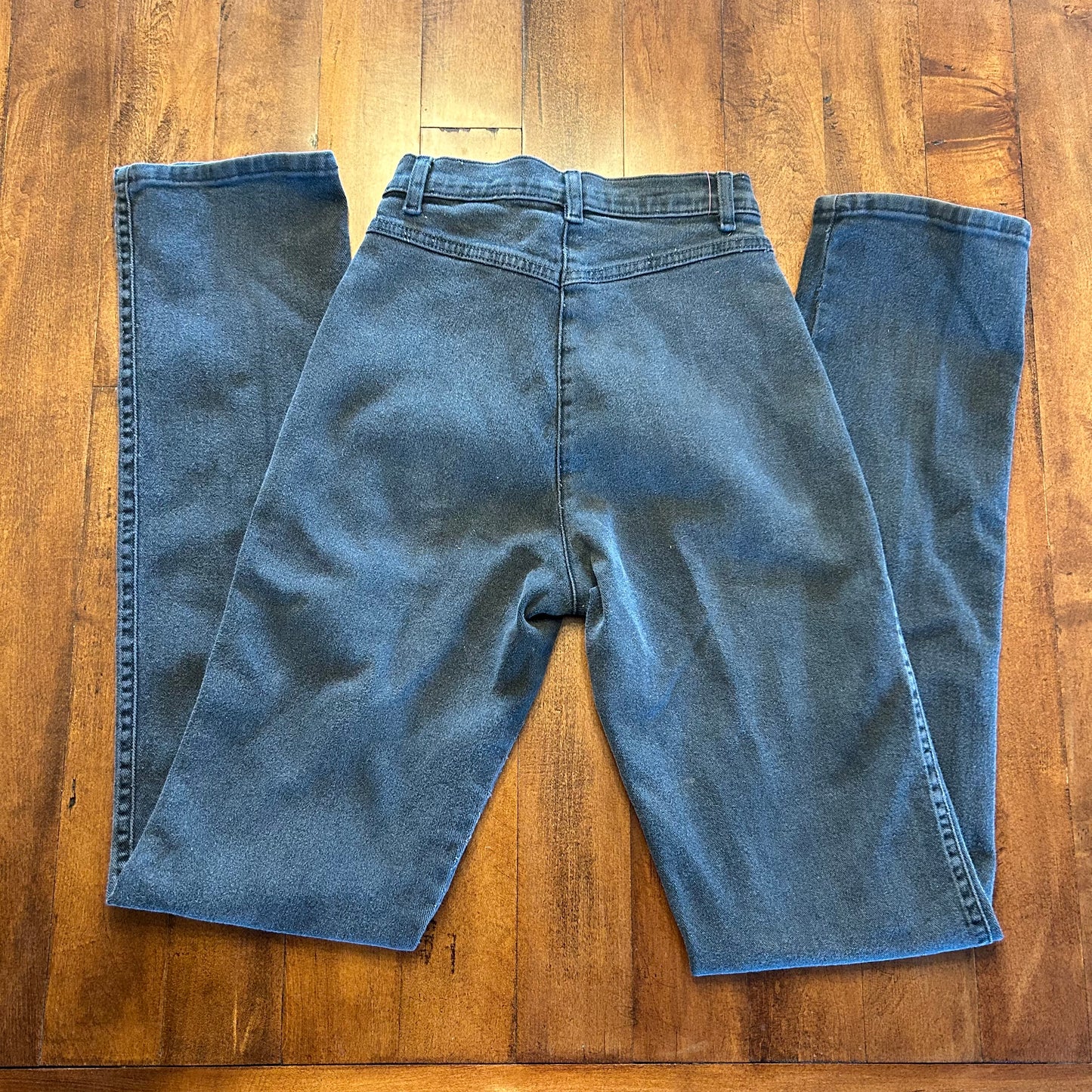 Vintage Charcoal Bareback Roper Jeans Size 23x35