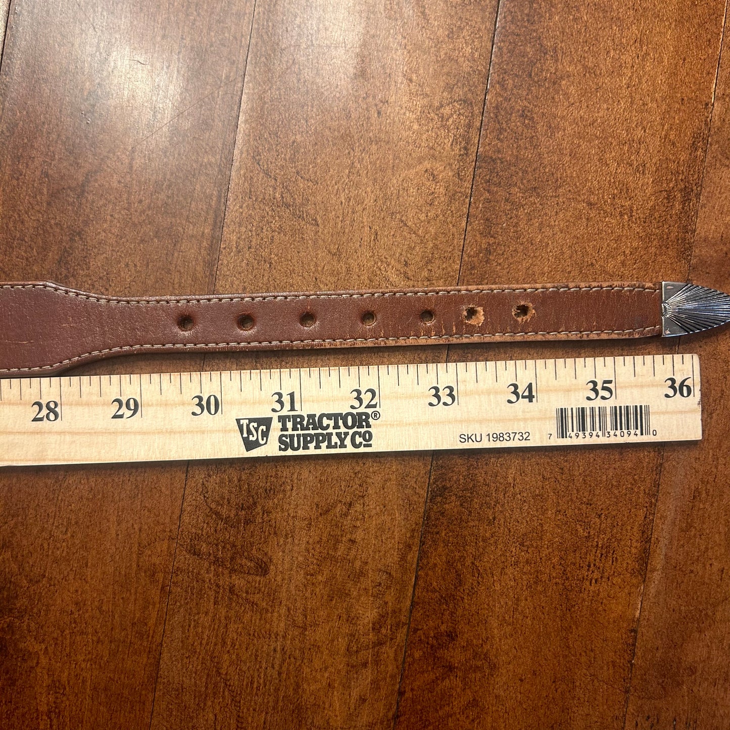 Vintage Silver Creek Collection Belt Size 29.5”-34”