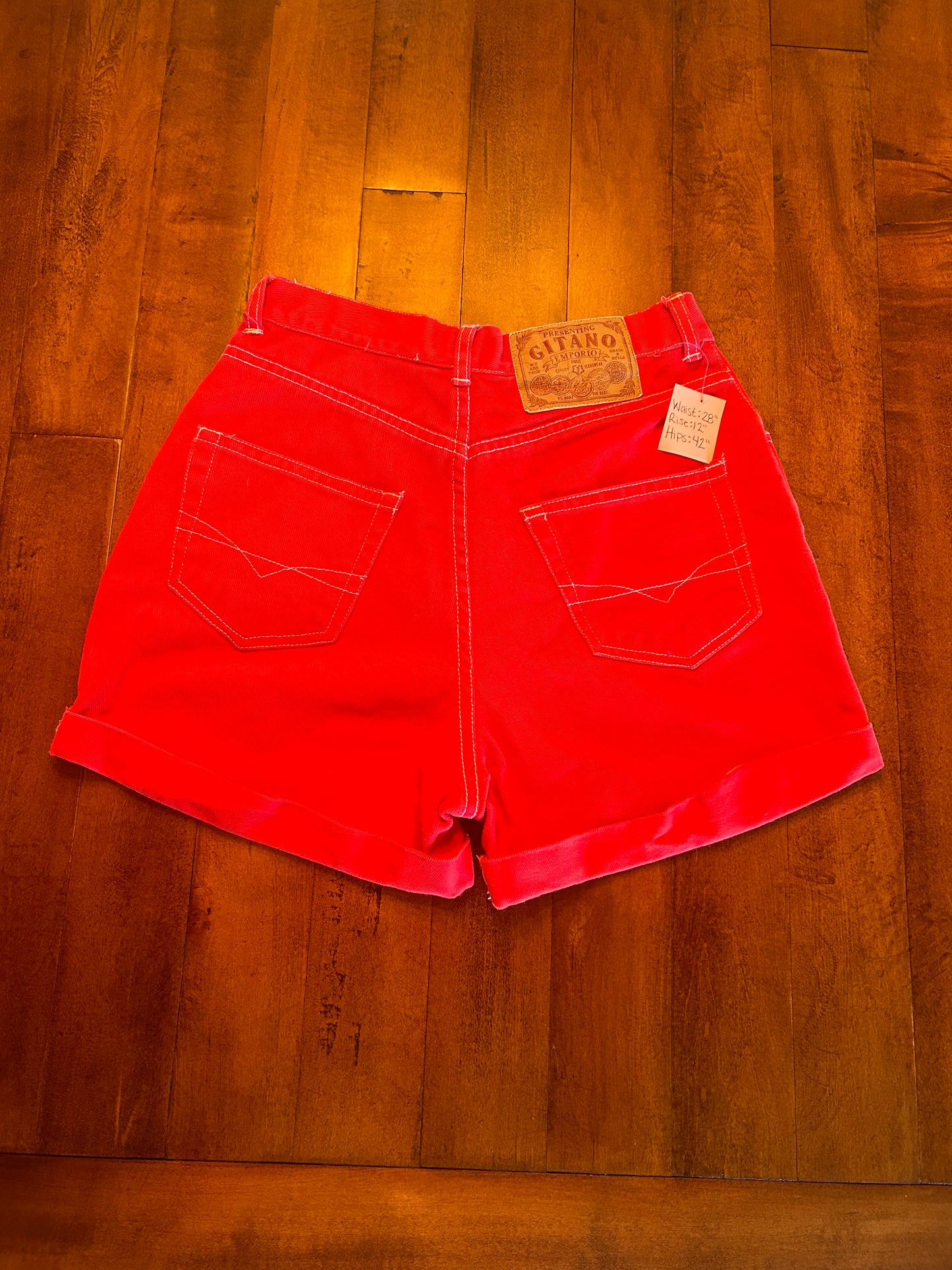 Gitano Pink Jean Shorts Size 28