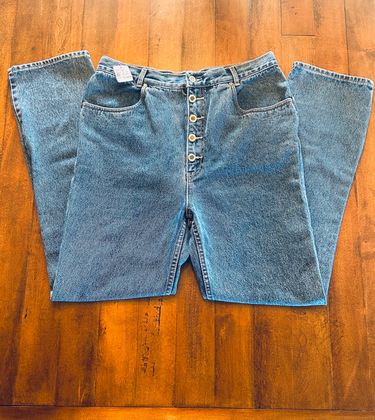 Lawman Bareback Jeans with Button Fly Size 34x31