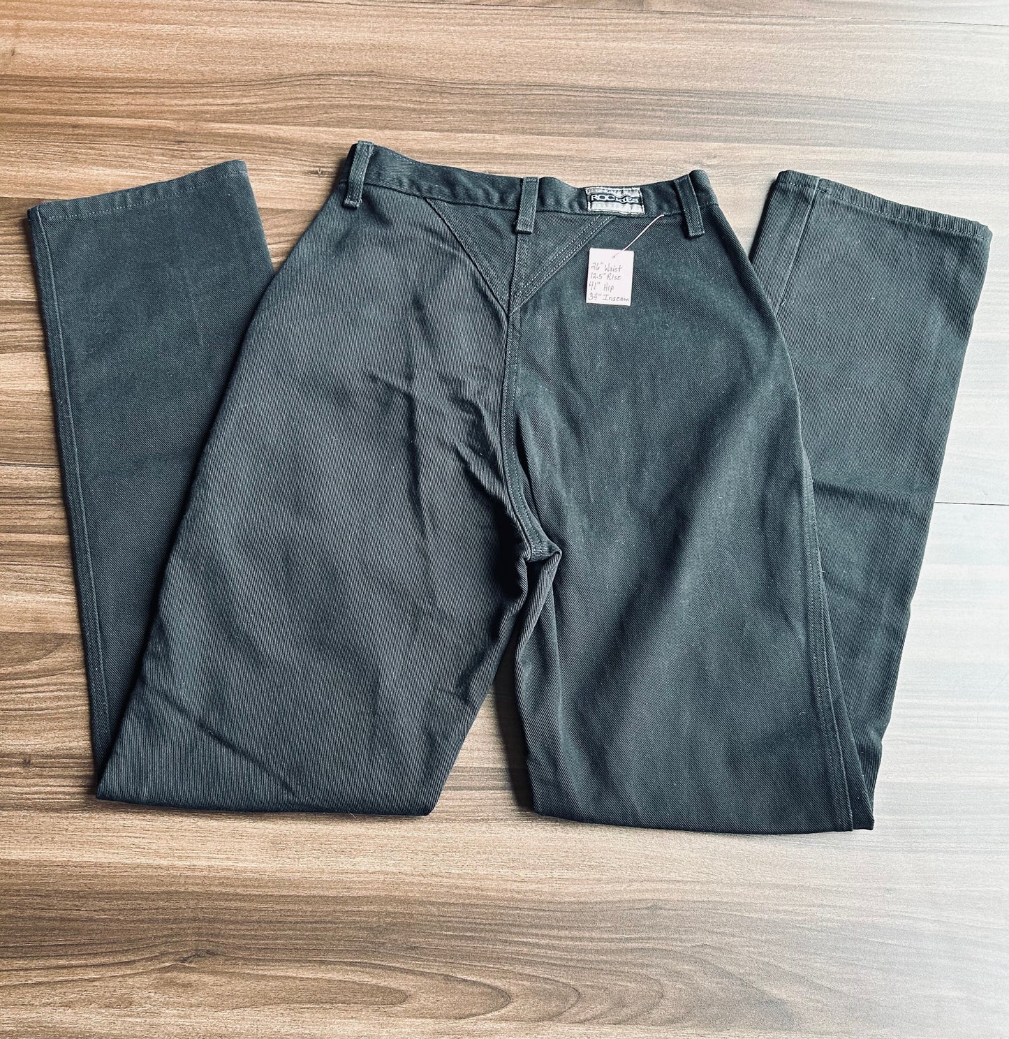 Rockies Bareback Black Jeans Size 26x34