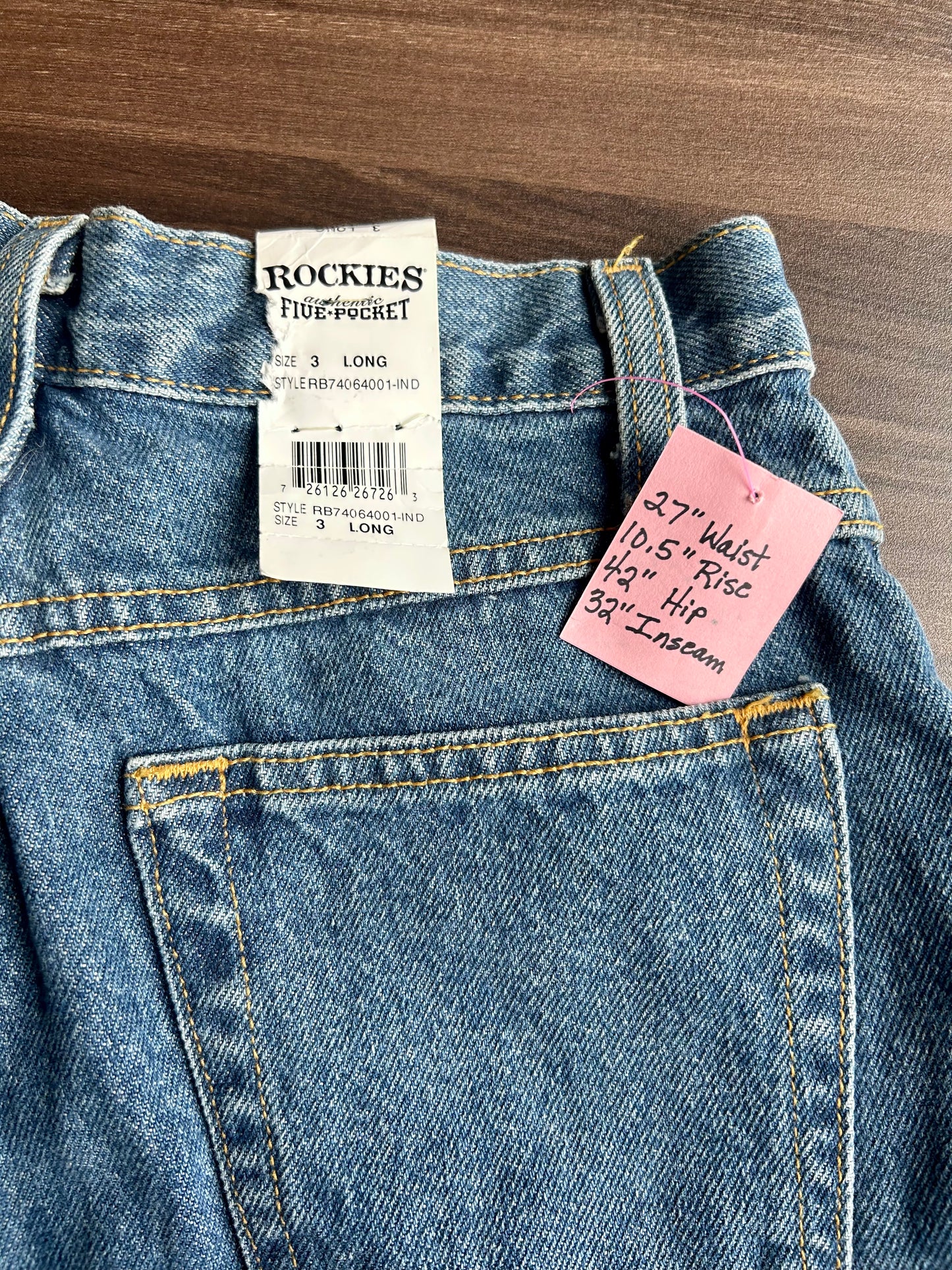 Rockies Jeans New with Tags Size 27x34