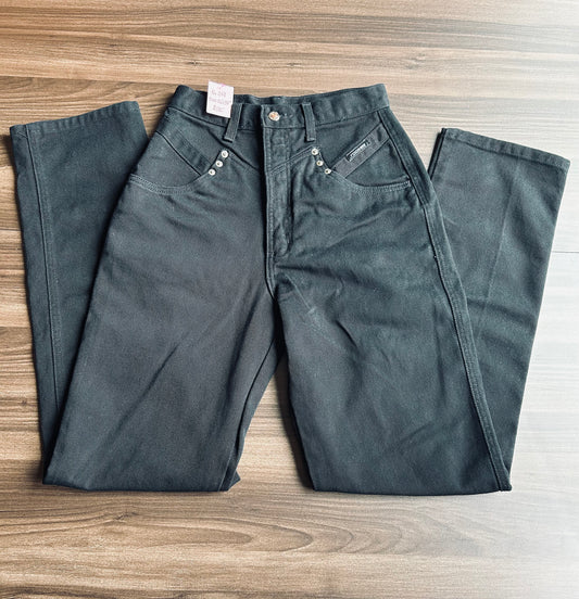 Rockies Bareback Black Jeans Size 26x34