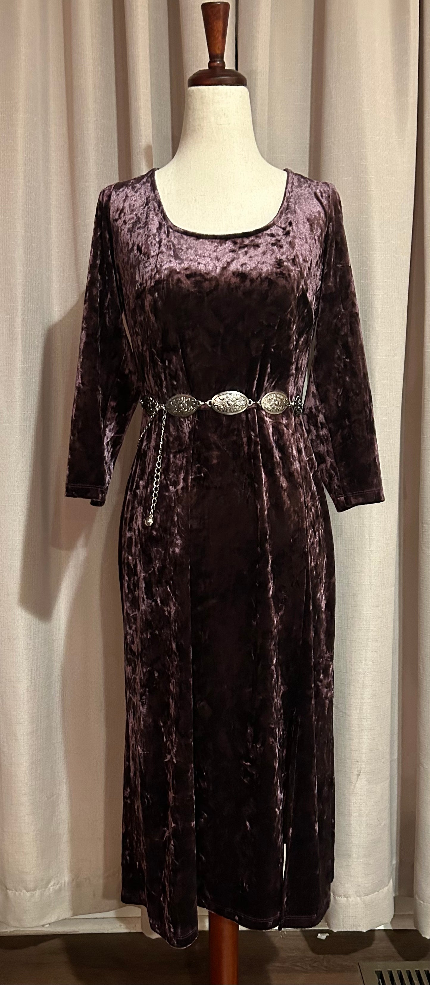 Vintage Connected Apparel Suede Dress Size S