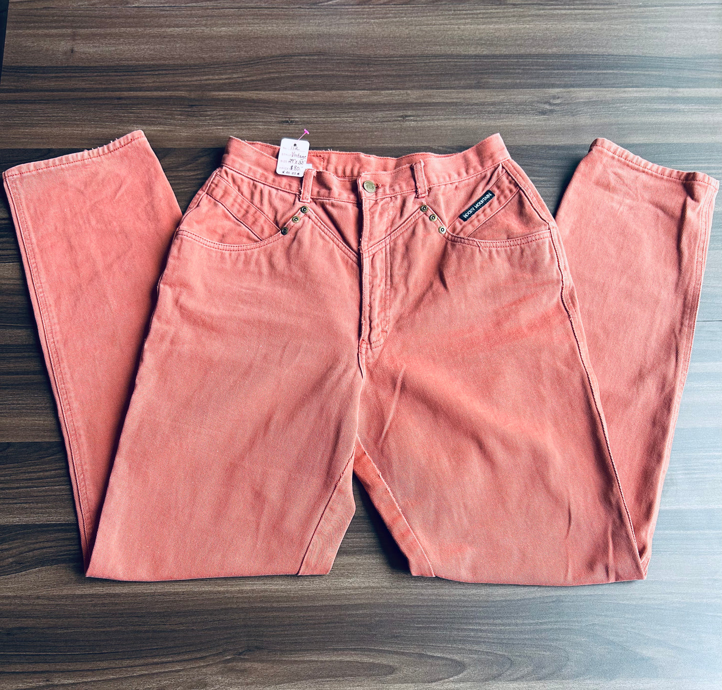 Rockies Bareback Pink Jeans Size 29x33