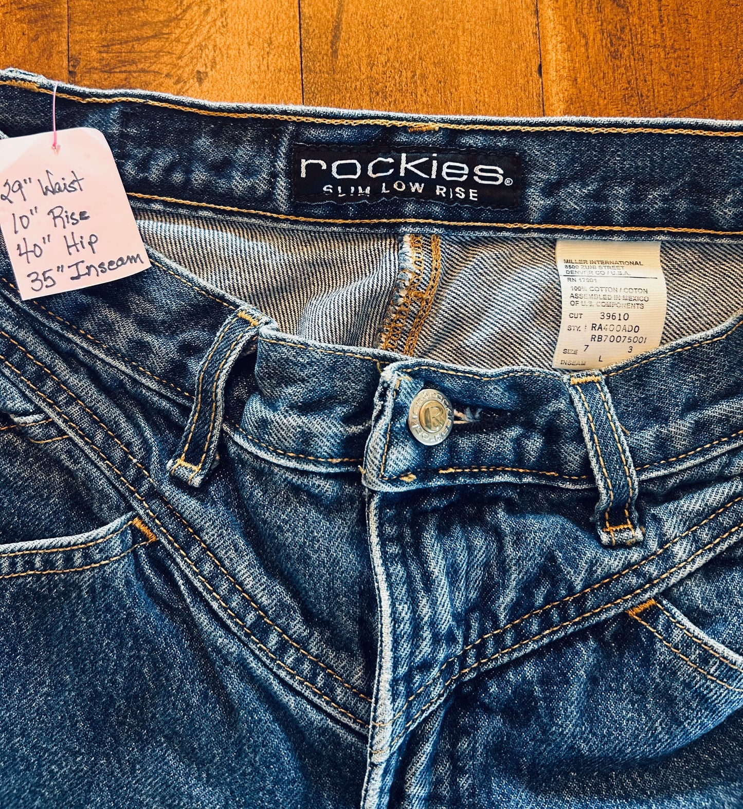 Rockies Bareback Jeans Size 29x35