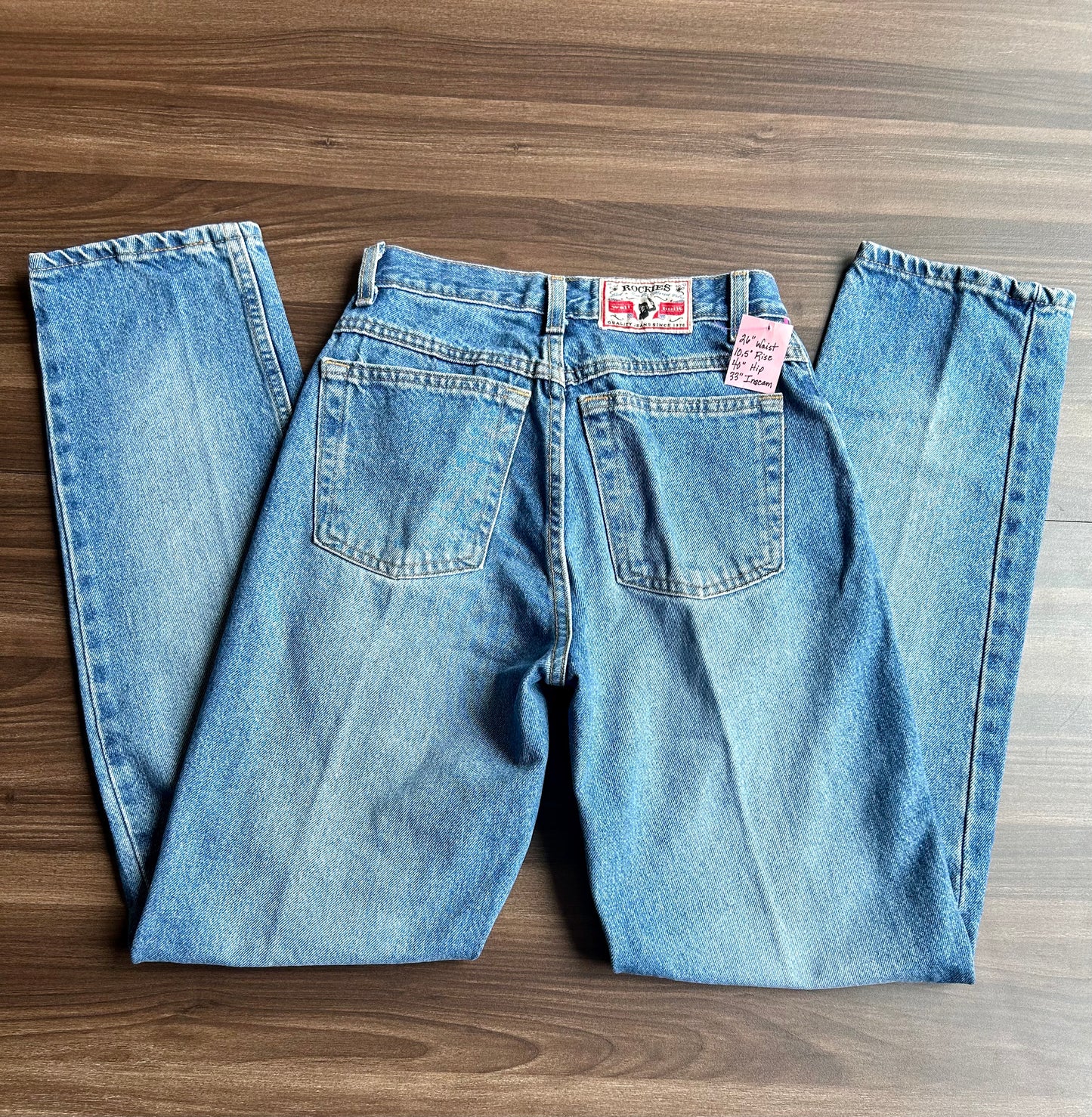 Rockies Jeans with Button Fly Size 26x33