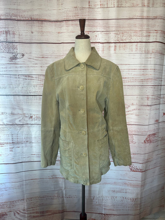 Vintage AR Tan Suede Jacket Ladies Size M